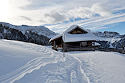Our alpine dairy in the winter