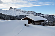 Our alpine dairy in the winter