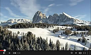 Video invernale dell'Alpe di Siusi